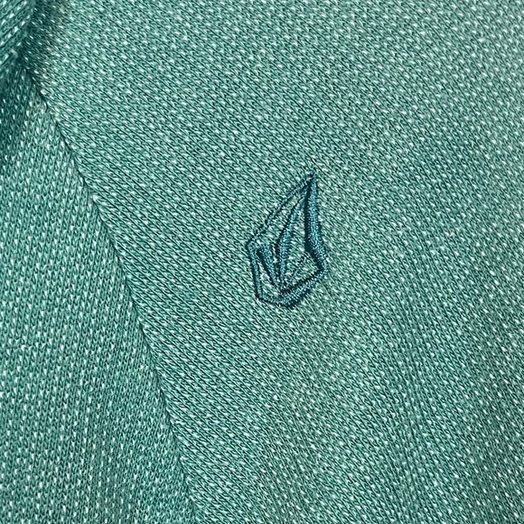 Volcom Corpo Class Green Sweatshirt Hoodie Zip Up Medium Grunge Streetwear - Picture 11 of 16